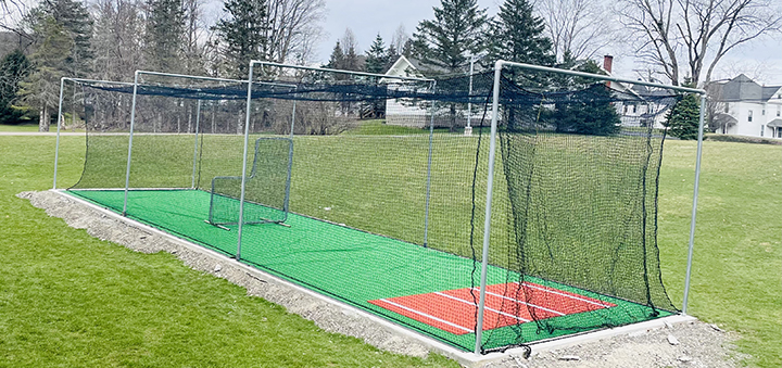 New Batting Cage at Loomis Field